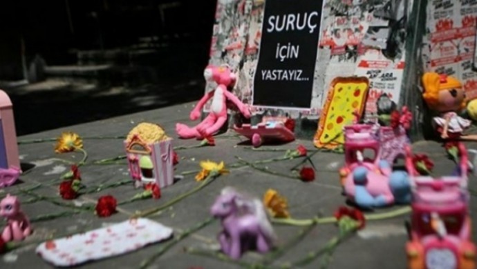 Suruç Katliamı'nda ölenler anılıyor